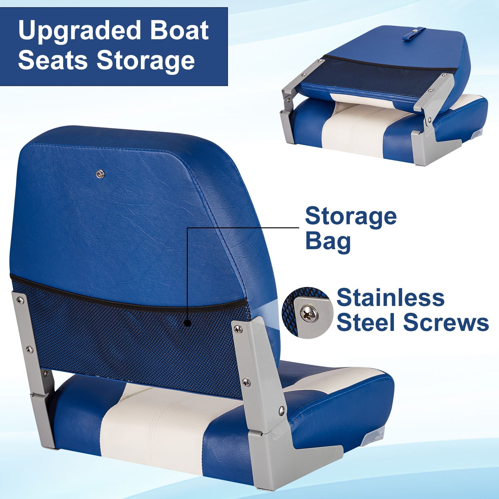Low Back Boat Seats Double Pack Pro (2 Piece) - Leader Covers