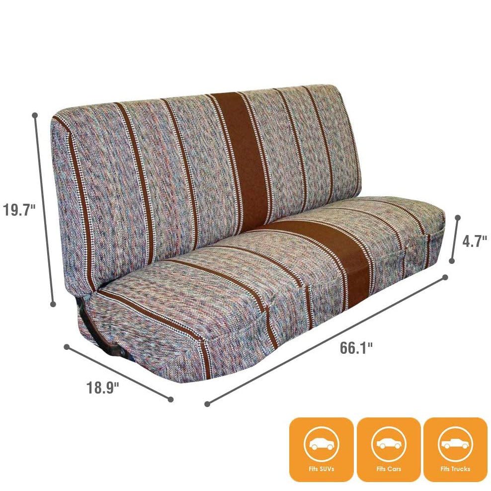 Saddle Blanket Brown Car Seat Cover - Leader Covers