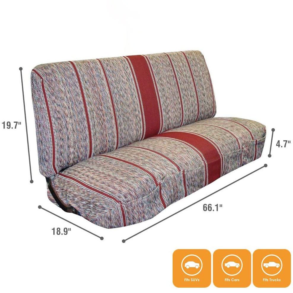 Saddle Blanket Red Car Seat Cover - Leader Covers
