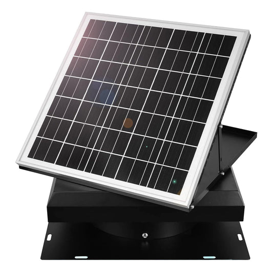 Attic Fan | Solar Roof Exhaust Fan 32-Watt 2500 CFM Smart Thermostat