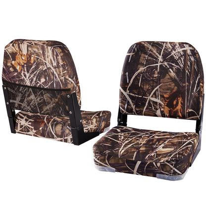 Boat Seats | Low Back Boat Seats with Boat Caddy Storage Bag 2 Packs