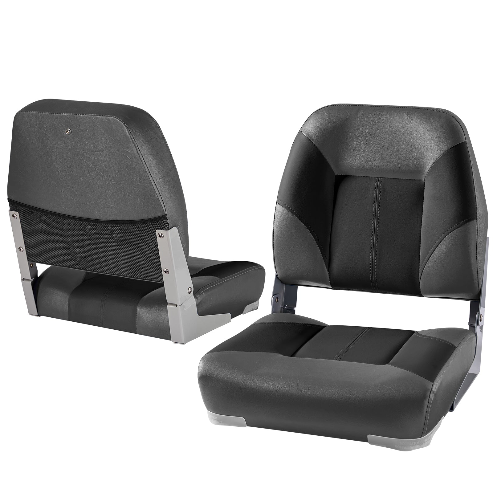 Boat Seats | Low Back Boat Seats with Boat Caddy Storage Bag 2 Packs