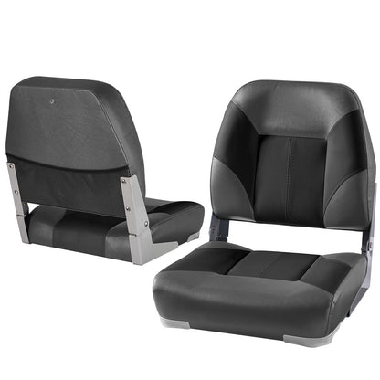 Boat Seats | Low Back Boat Seats with Boat Caddy Storage Bag 2 Packs