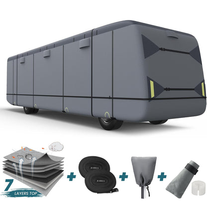 Class A Camper RV Covers Gray Upgrade 7 Layers - Leader Covers