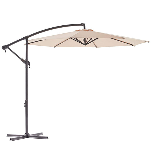 10 Feet Patio Umbrella Offset Outdoor Cantilever Beige
