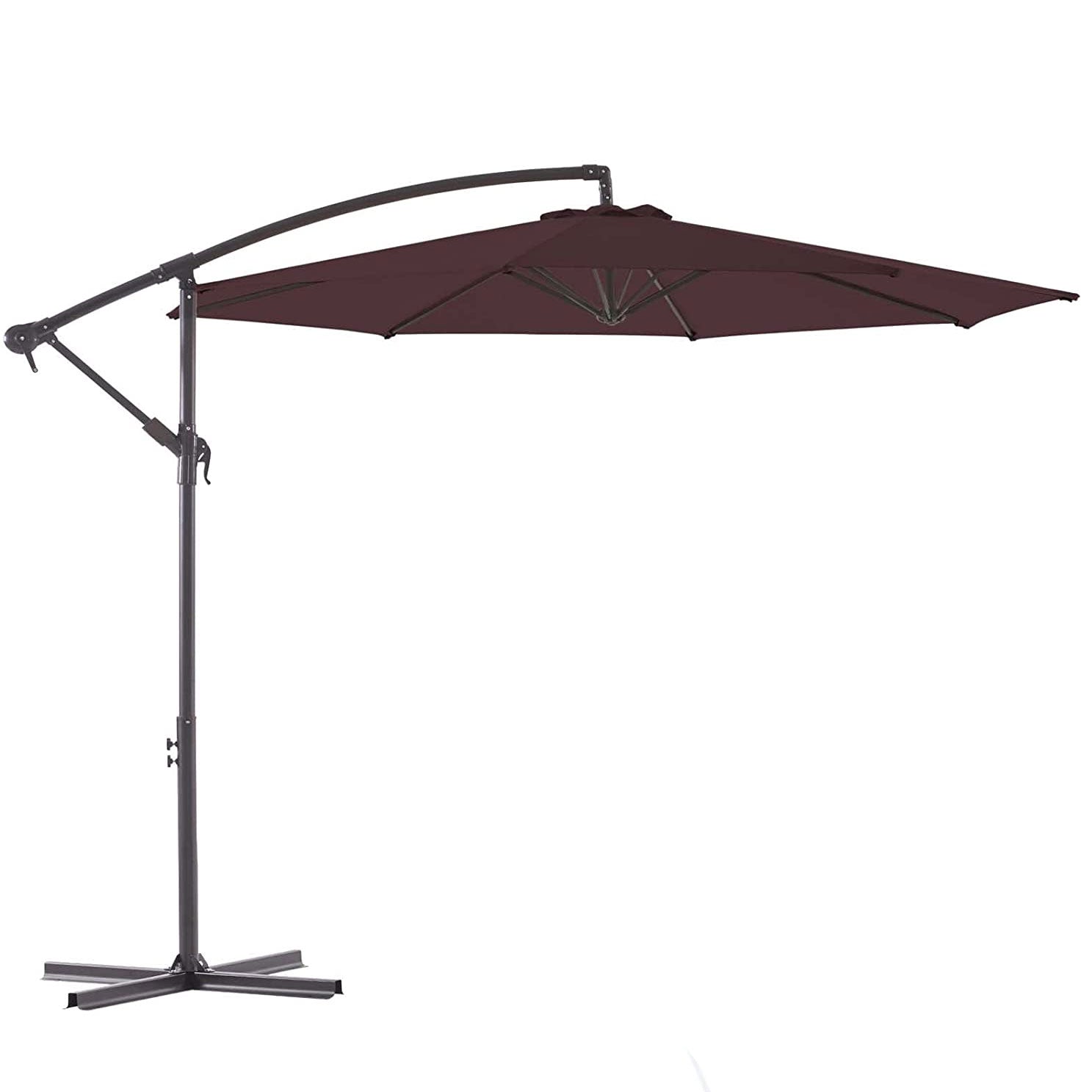 10 Feet Patio Umbrella Offset Outdoor Cantilever - Leader Covers