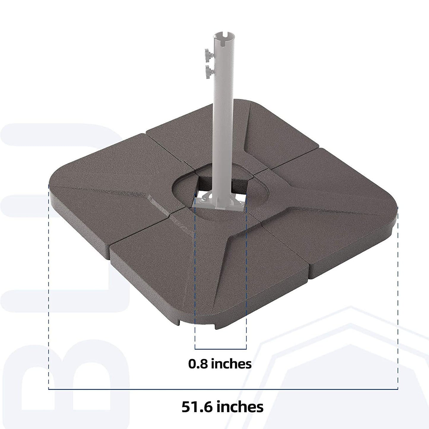 10 Feet Patio Umbrella Offset Outdoor Cantilever - Leader Covers