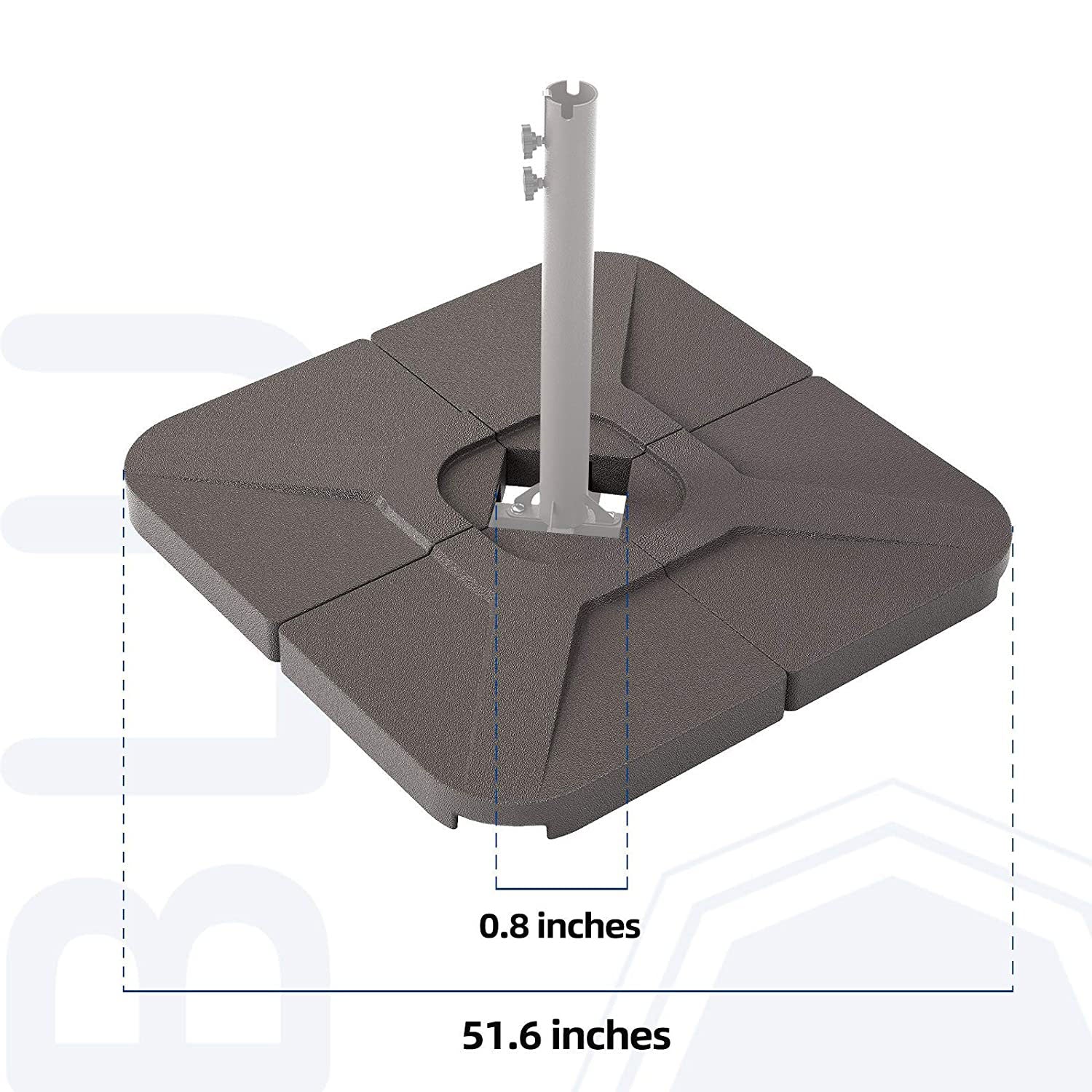 10 Feet Patio Umbrella Offset Outdoor Cantilever - Leader Covers