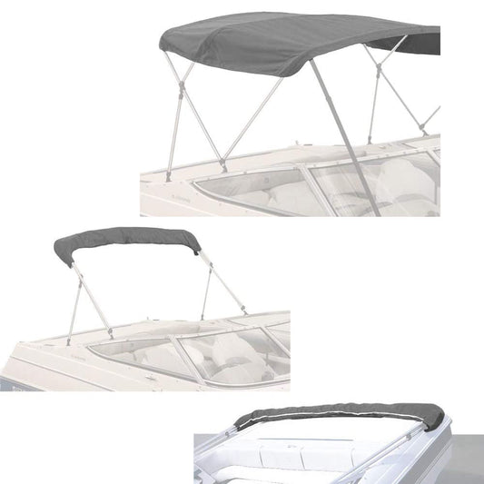 3 Bow Bimini Tops Replacement Canvas Cover (Canvas Only) Gray - Leader Covers