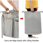Laundry Sorter Cart 3-Bag Heavy-Duty with Ironing Board