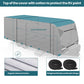 RV Covers | Travel Trailer Camper Covers 8 Layers Winter Waterproof