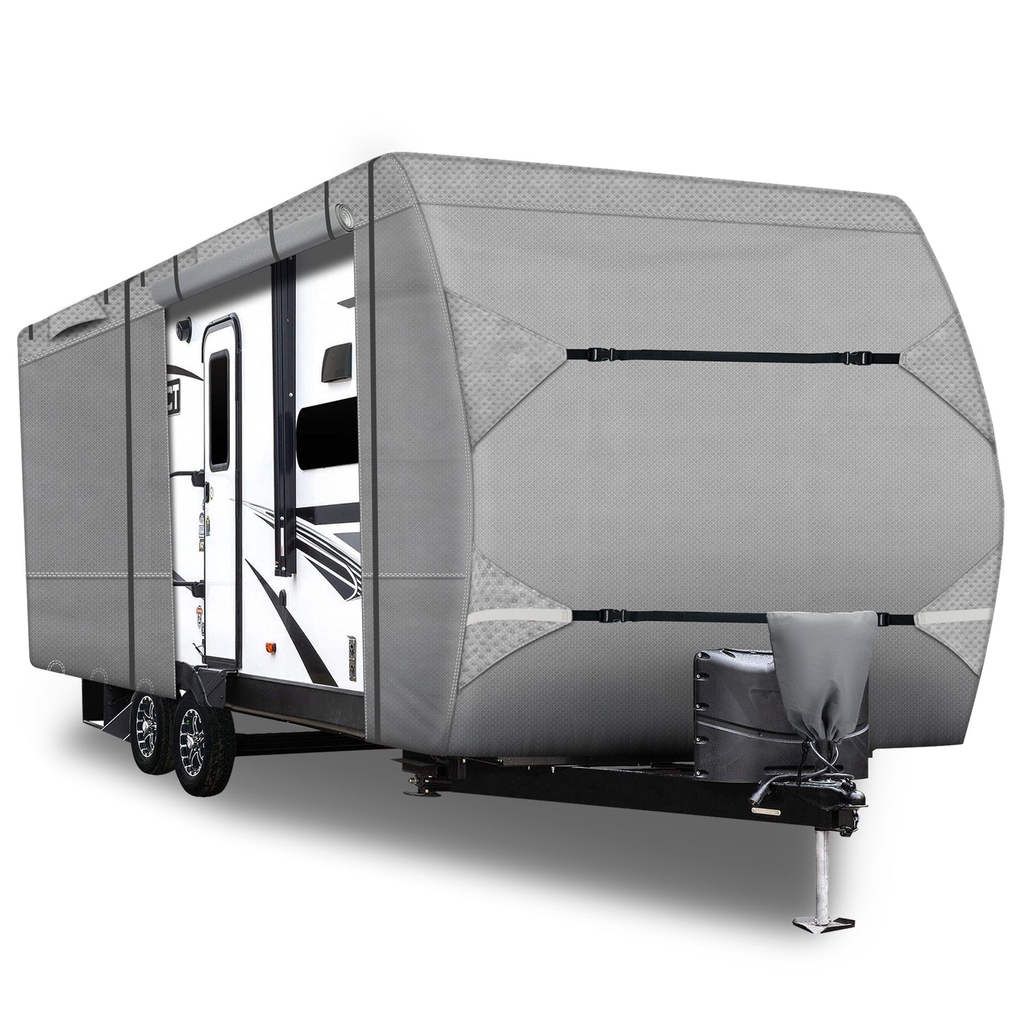 RV Covers | Travel Trailer Camper Covers 8 Layers Winter Waterproof