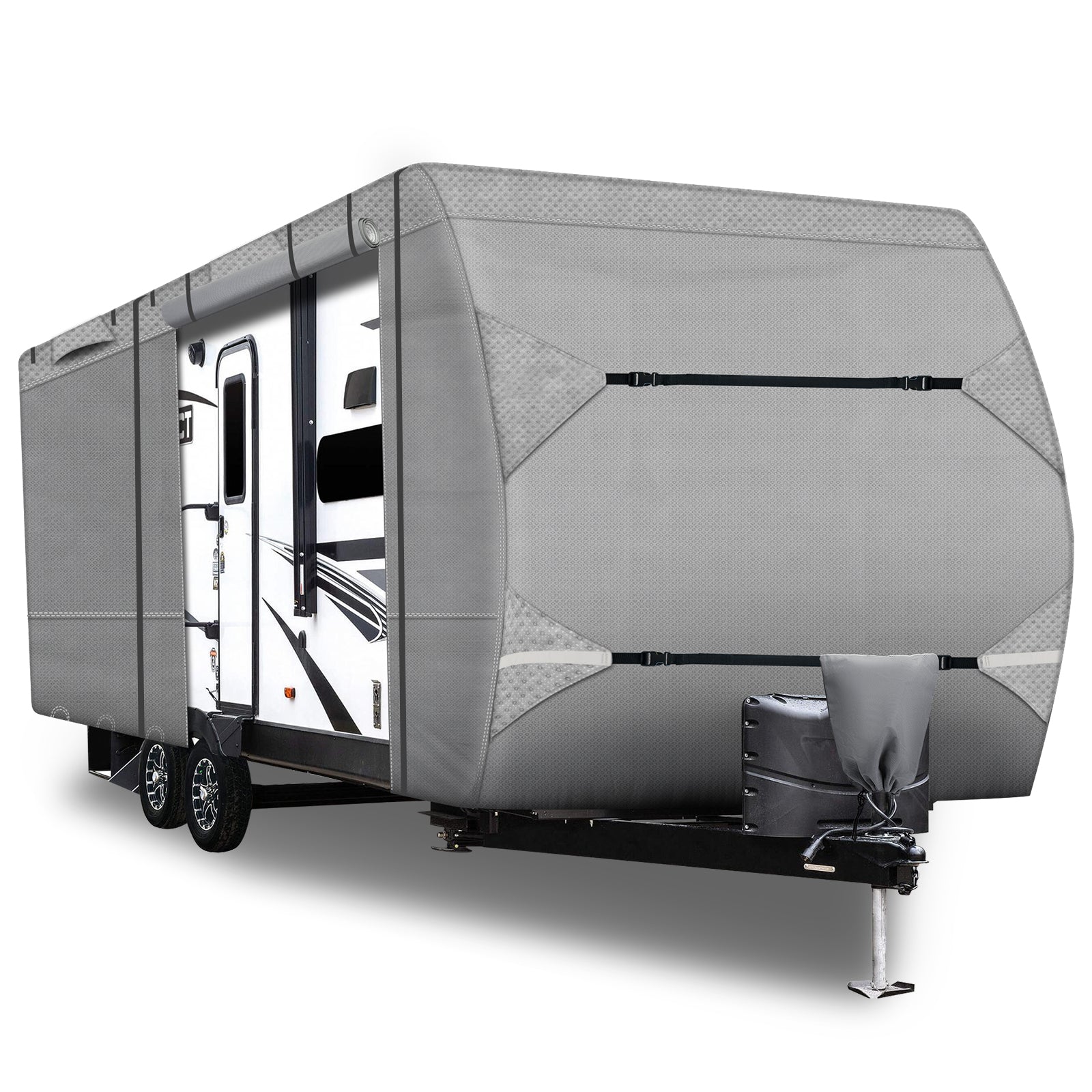 RV Cover with Storage & Patio - Silverline Structures