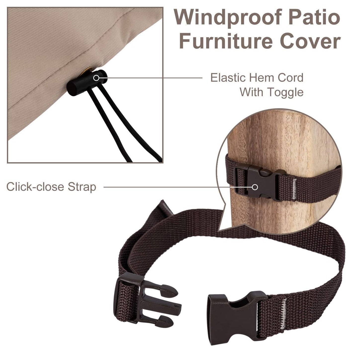 Rectangular Dining Table and Chair Set Covers - Leader Covers