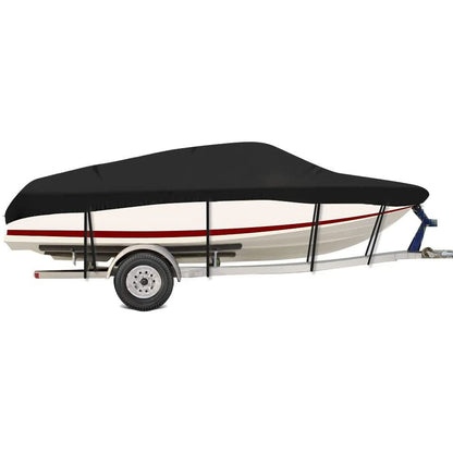 Trailerable Boat Covers Black - Leader Covers
