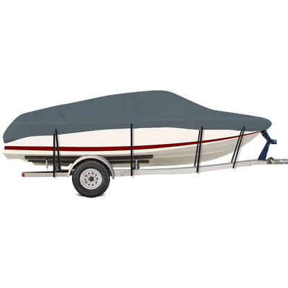 Trailerable Boat Covers Gray - Leader Covers