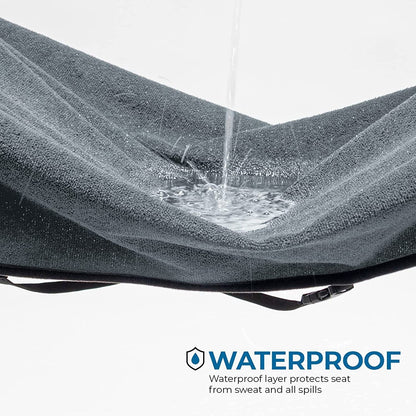 Washable Car Seat Towel Cover with Pocket Gray - Leader Covers